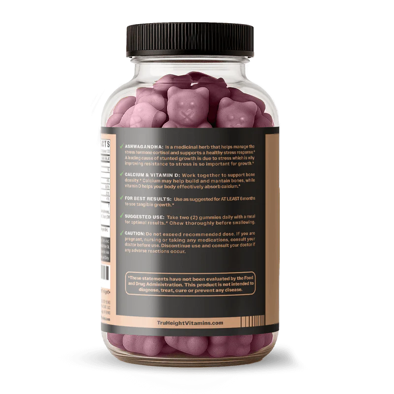 TruHeight Growth Gummies (Grape)