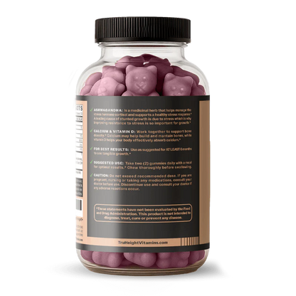 TruHeight Growth Gummies (Grape)